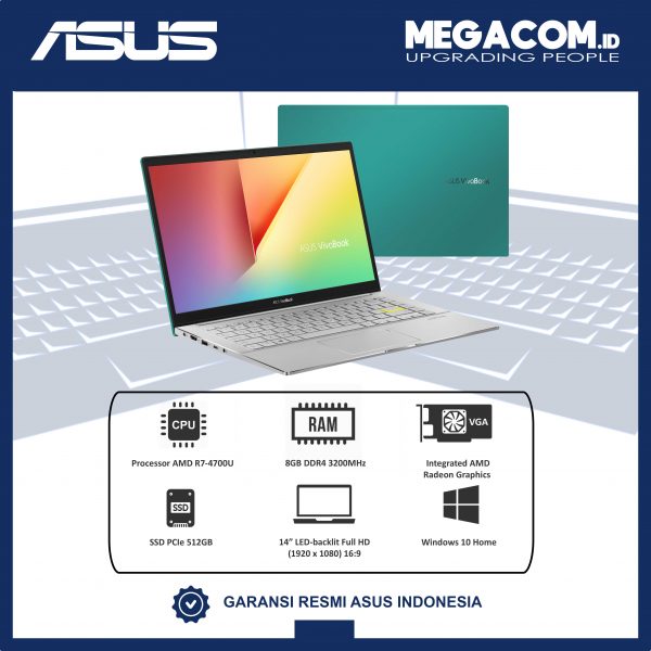 Asus VivoBook M433IA-EB702TS Green