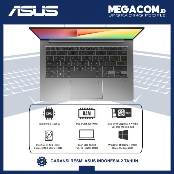 Asus S333JQ-EG552T Black, Garansi Resmi ASUS |MEGACOM.ID