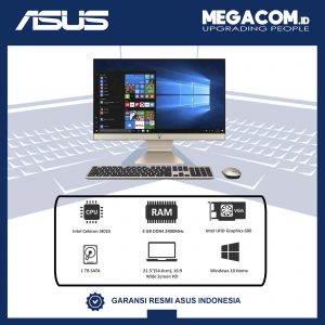 Asus PC AIO V222GAK-BA141T-N Black [Intel J4025 | HDD 1TB | RAM 4GB | Win10]